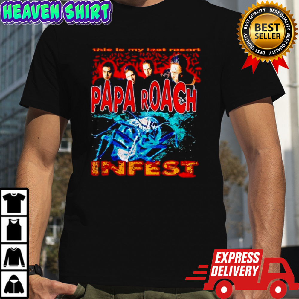 Papa Roach Last Resort Bootleg Shirt