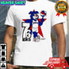 Philadelphia 76ers Snipes Franklin the Dog mascot shirt