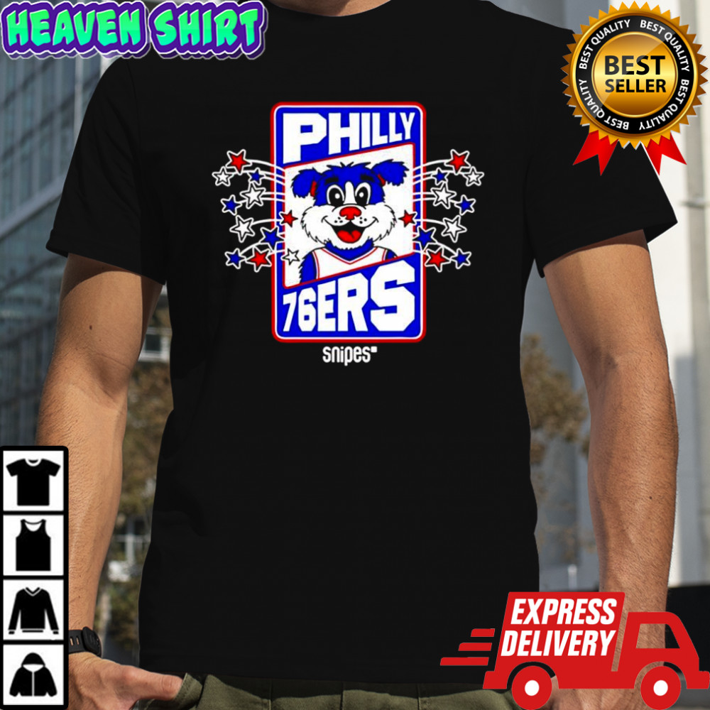 Philadelphia 76ers Snipes mascot Franklin the Dog shirt