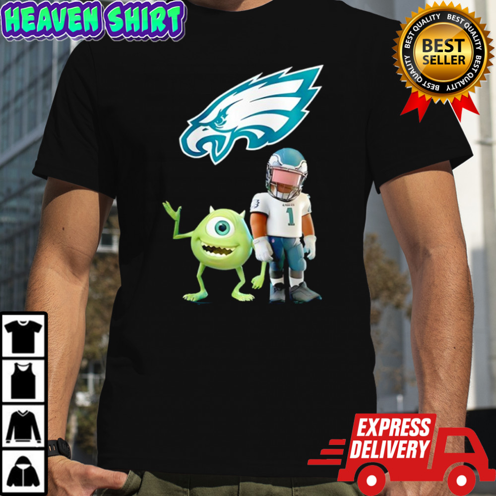 Philadelphia Eagles NFL x Mike Wazowski shirt