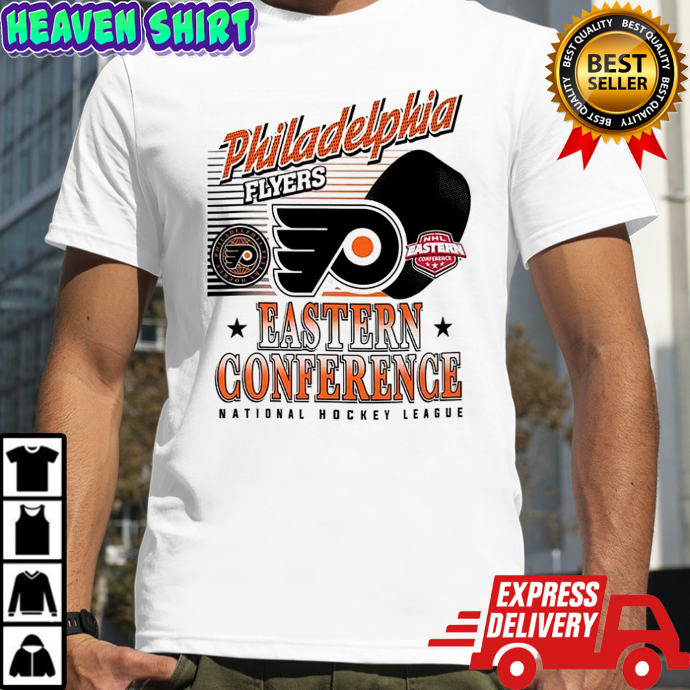 Philadelphia Flyers NHL Eastern Conference logo and ball shirt