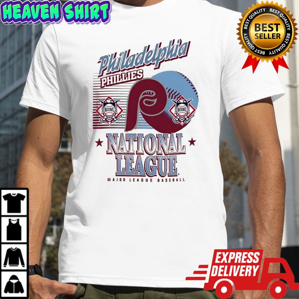 Philadelphia Phillies MLB American national league logo ball retro shirt