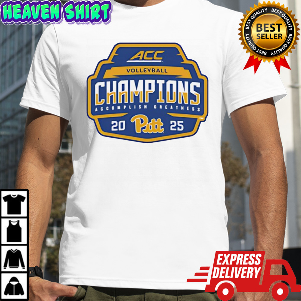 Pitt Panthers 2025 ACC Volleyball Champions logo shirt