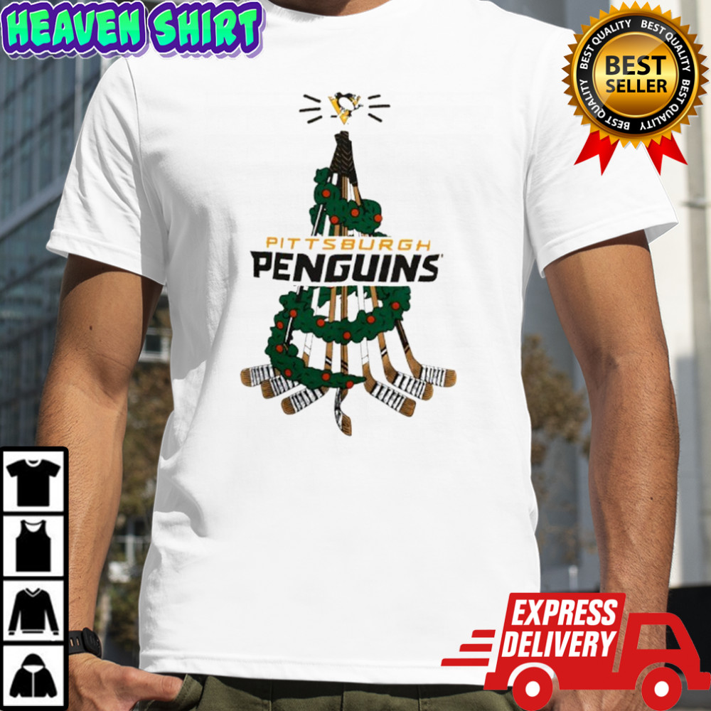 Pittsburgh Penguins Stickmas Holiday Tree Christmas shirt