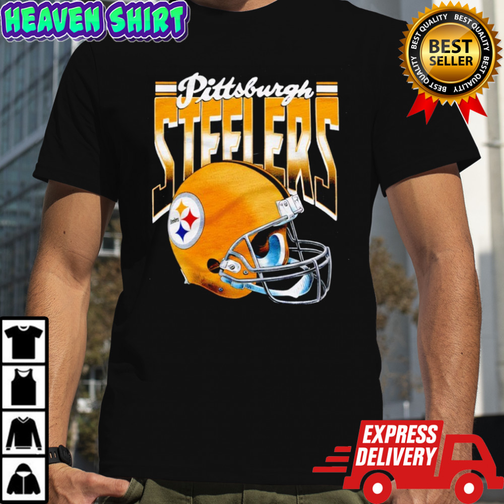 Pittsburgh Steelers Gradient Alt Helmet Shirt