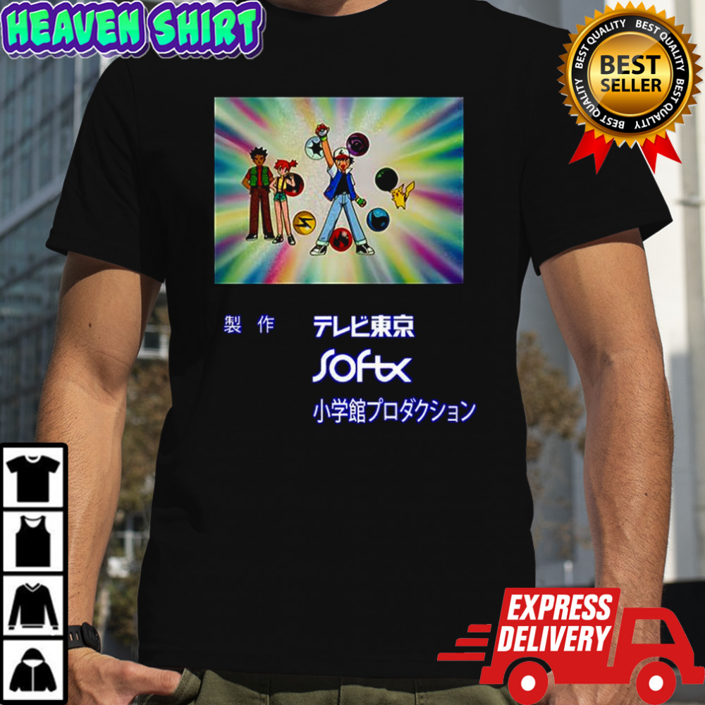 Pokémon Softx Japanese shirt
