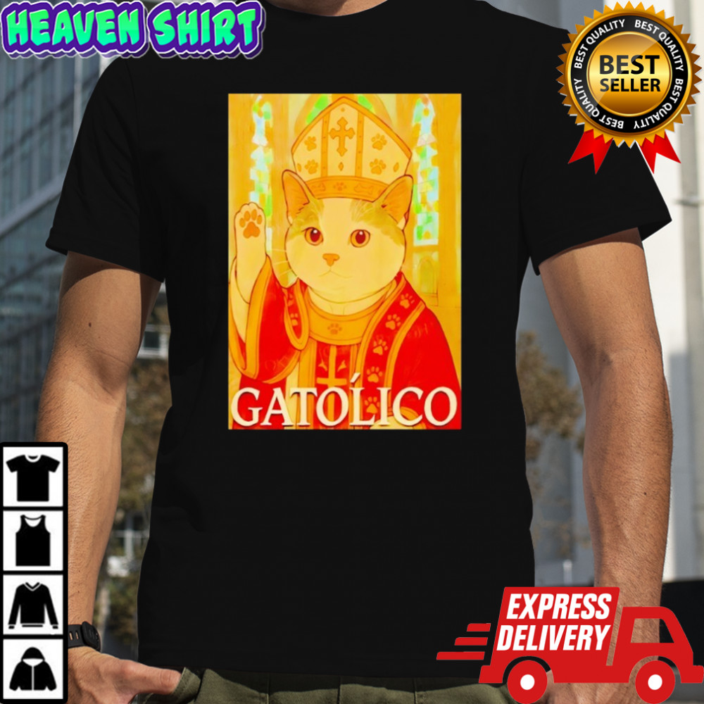 Pope cat gatolico shirt