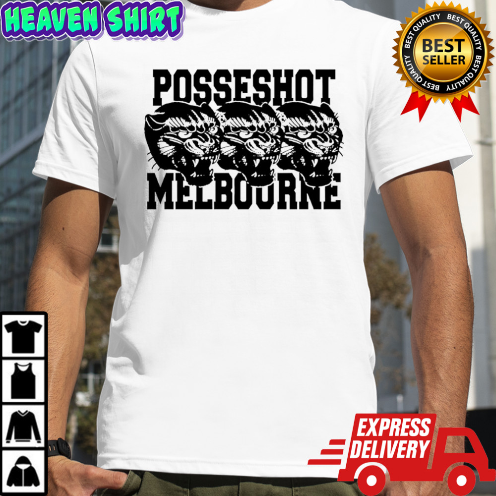 Posseshot Melbourne Triple panther shirt