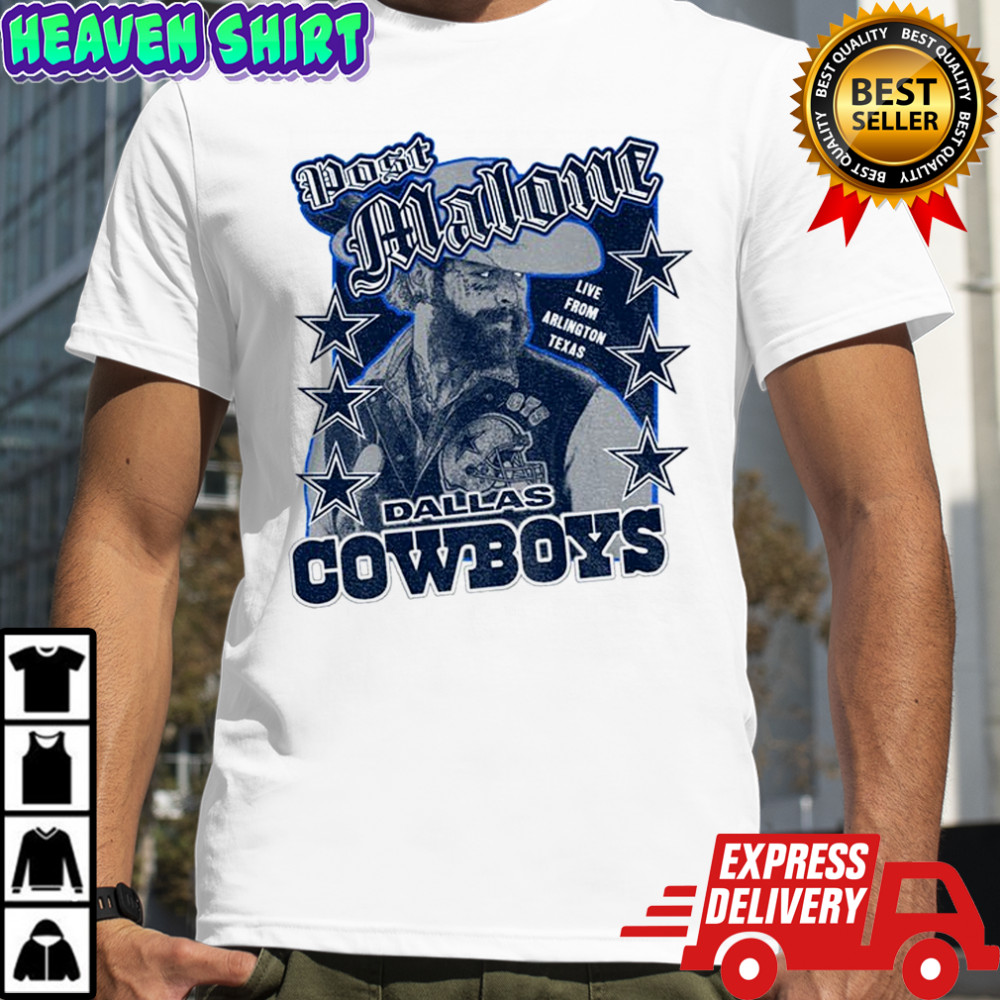 Post Malone Dallas Cowboys Arlington Concert shirt