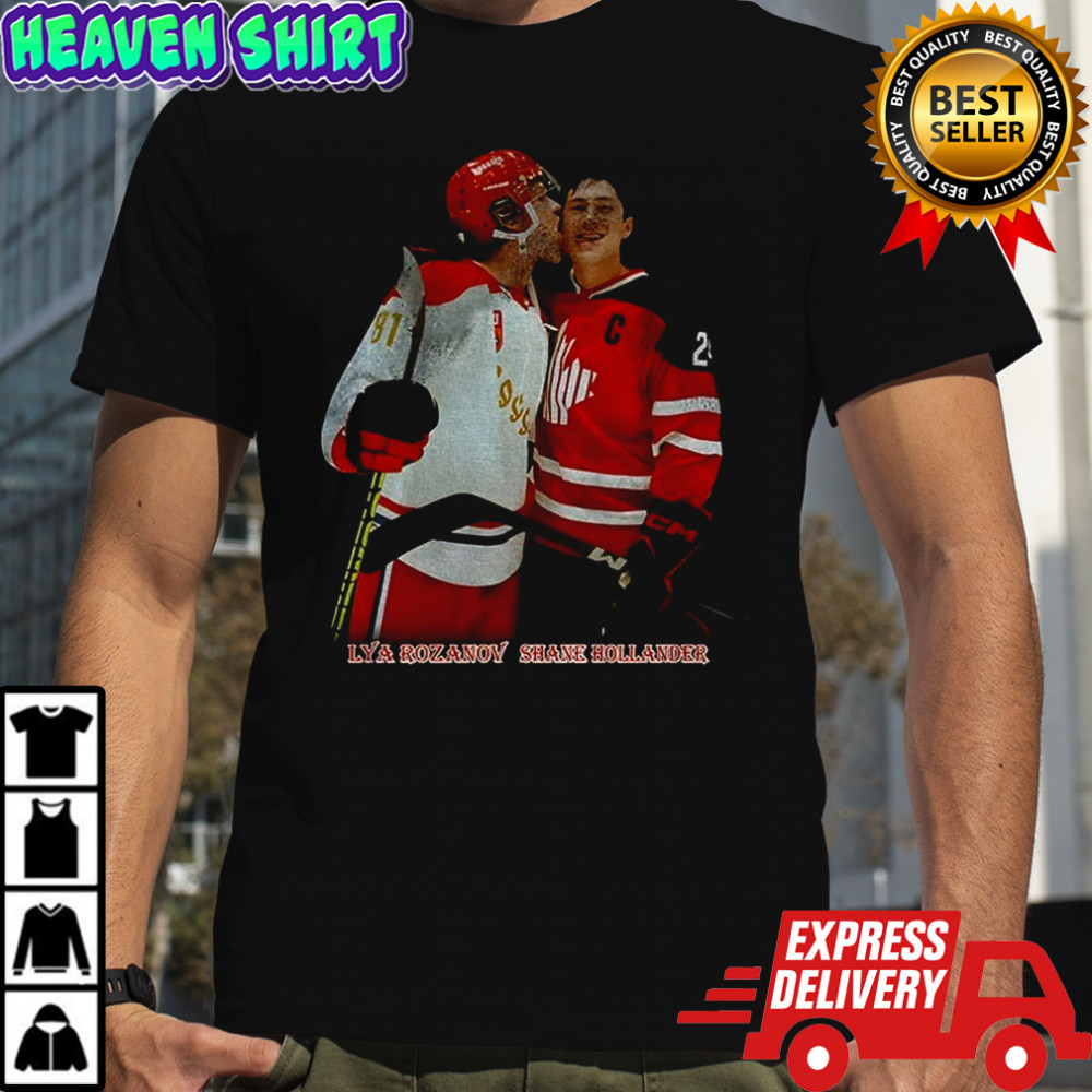 Retro Ilya Rozanov Licks Shane Hollander Face photo shirt