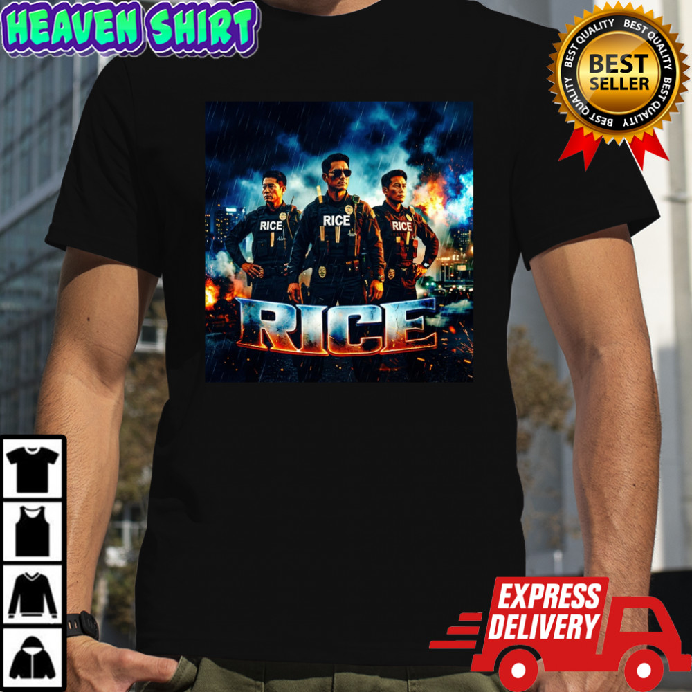 Rice Police Force graphic shirt