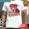 Rottweiler dog Merry Kissmyass shirt
