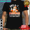 Santa Christmas Anti 6-7 teacher crew because i’m one bruh away from losing it shirt