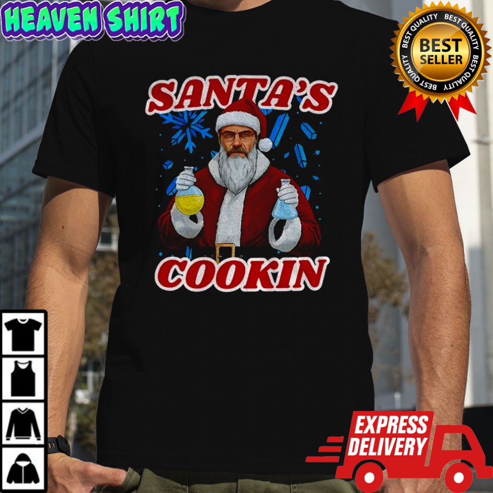 Santa’s Cooking Breaking Bad Merry Christmas shirt