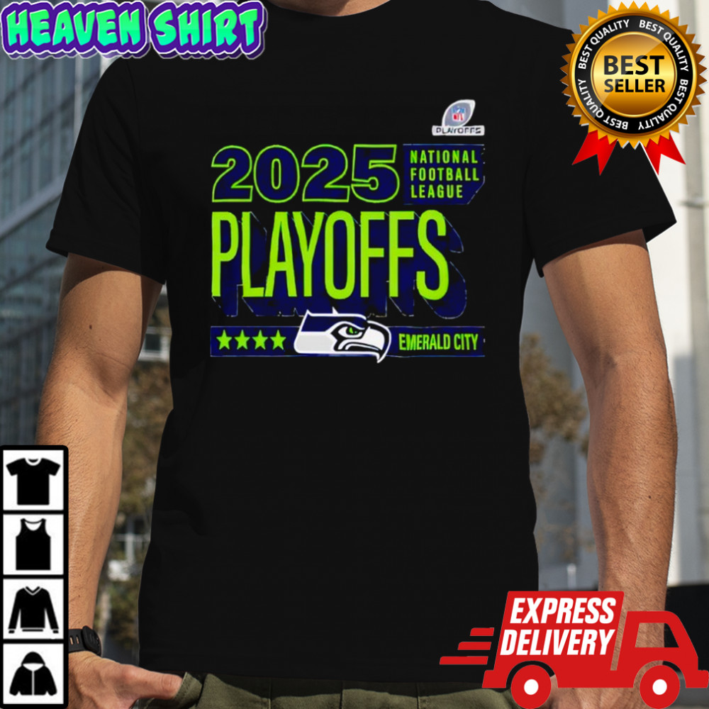 Seattle Seahawks 2025 NFL Playoffs Emerald City shirt