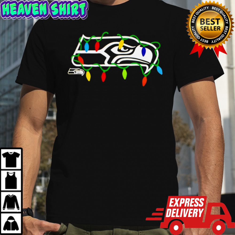 Seattle Seahawks Christmas Lights shirt