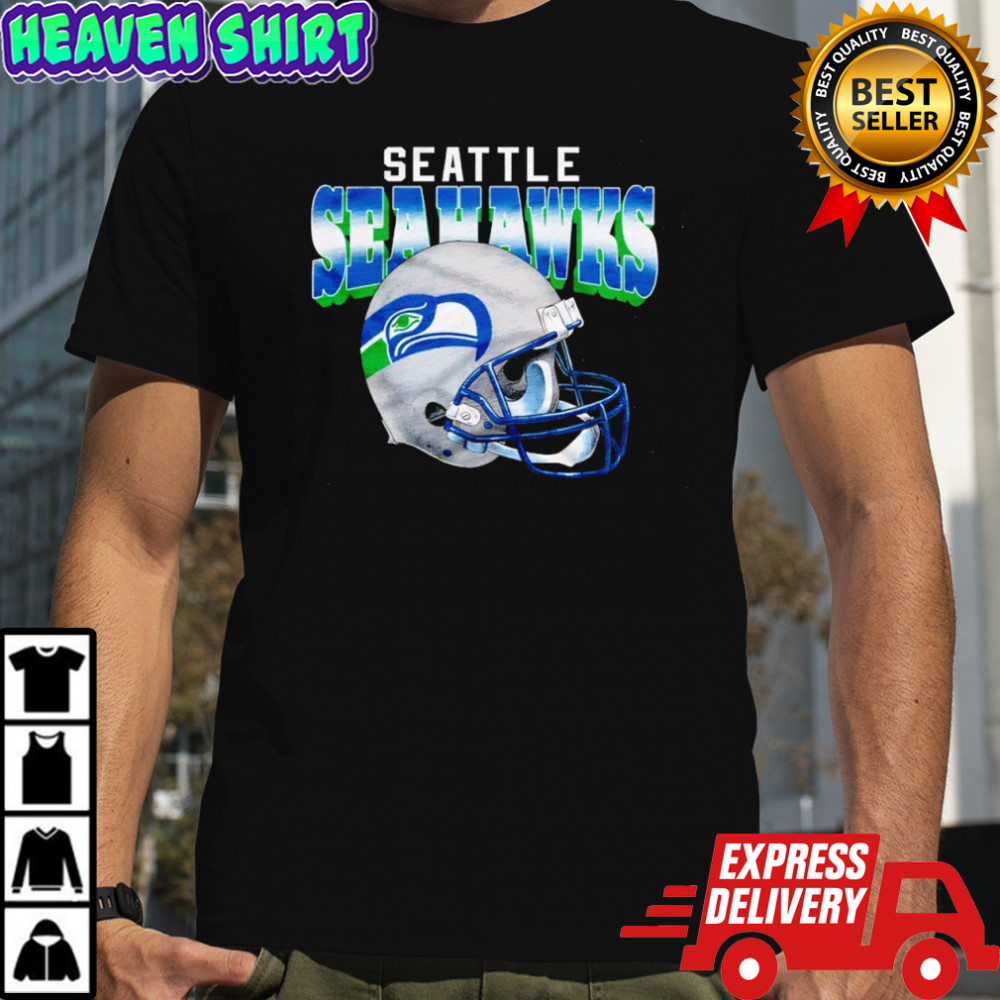 Seattle Seahawks Gradient Helmet Shirt