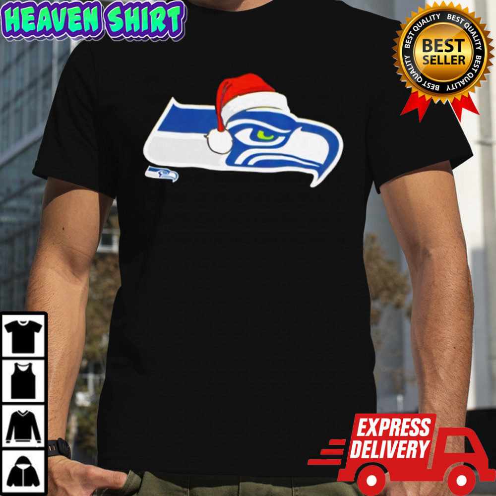 Seattle Seahawks Santa Hat shirt