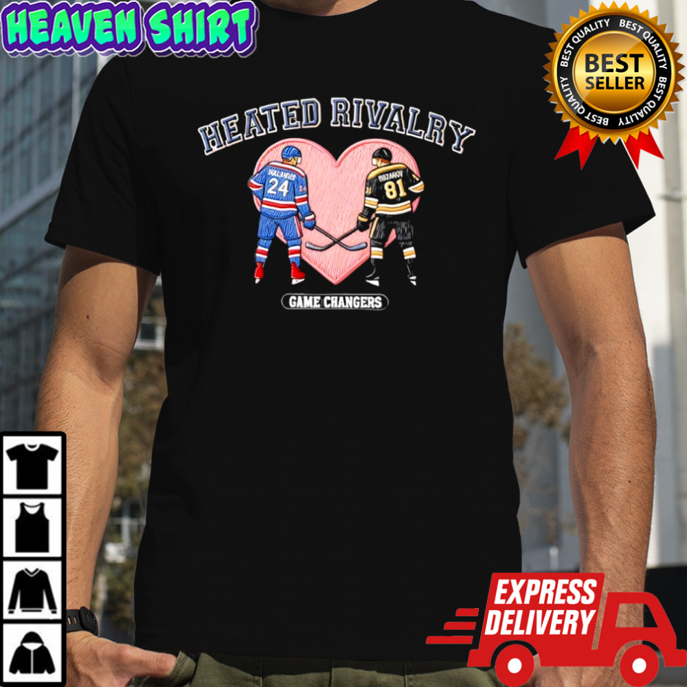 Shane Hollander and Ilya Rozanov Heated Rivalry game changers T-shirt