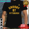 Sidney Crosby Pittsburgh Penguins ice hockey name and number 87 shirt