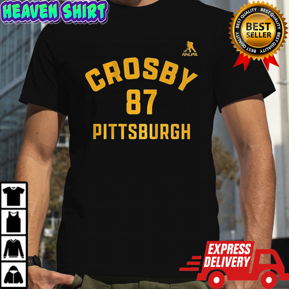 Sidney Crosby Pittsburgh Penguins ice hockey name and number 87 shirt