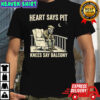 Skeleton old men heart says pit knees say balcony retro shirt
