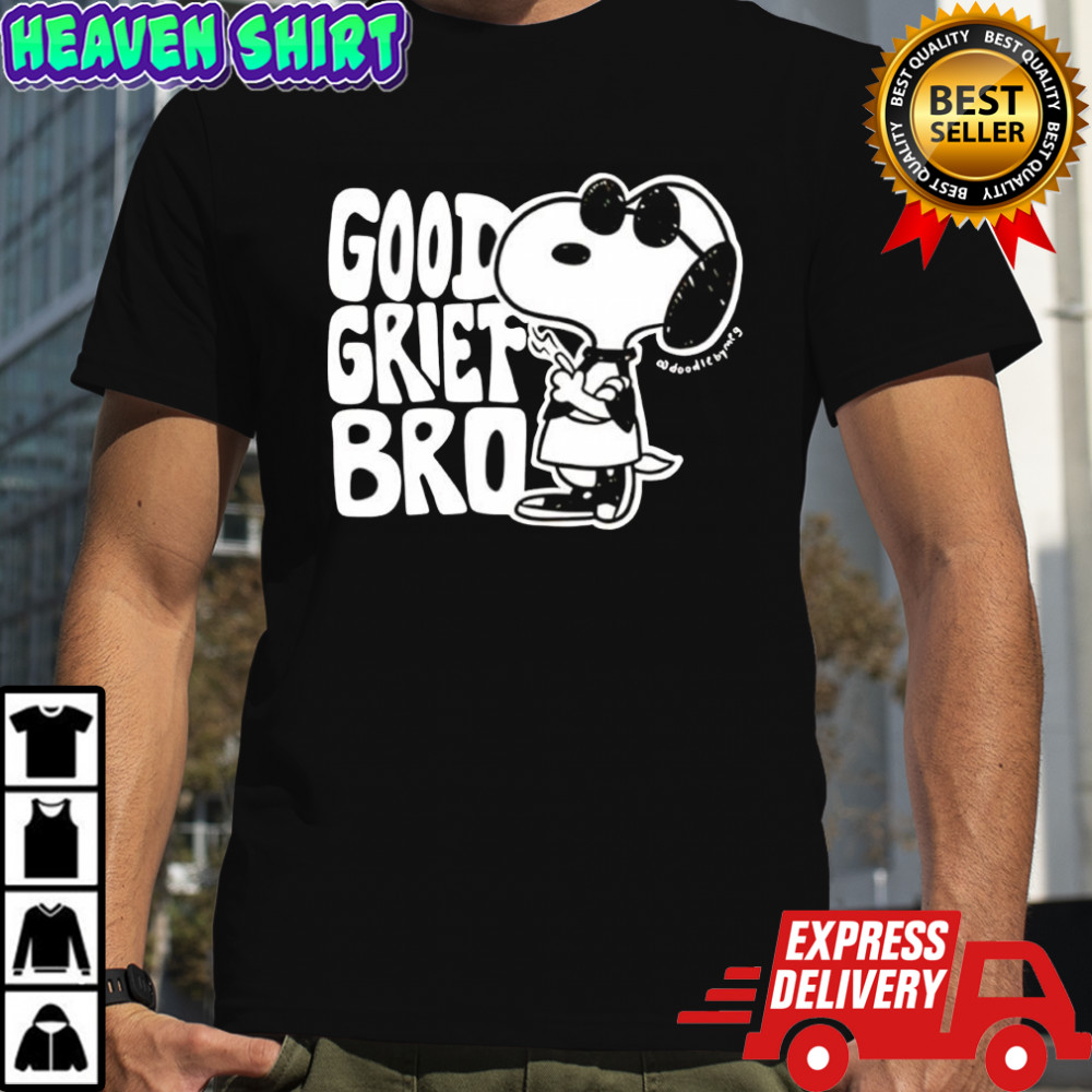 Snoopy Good Grief Bro graphic shirt