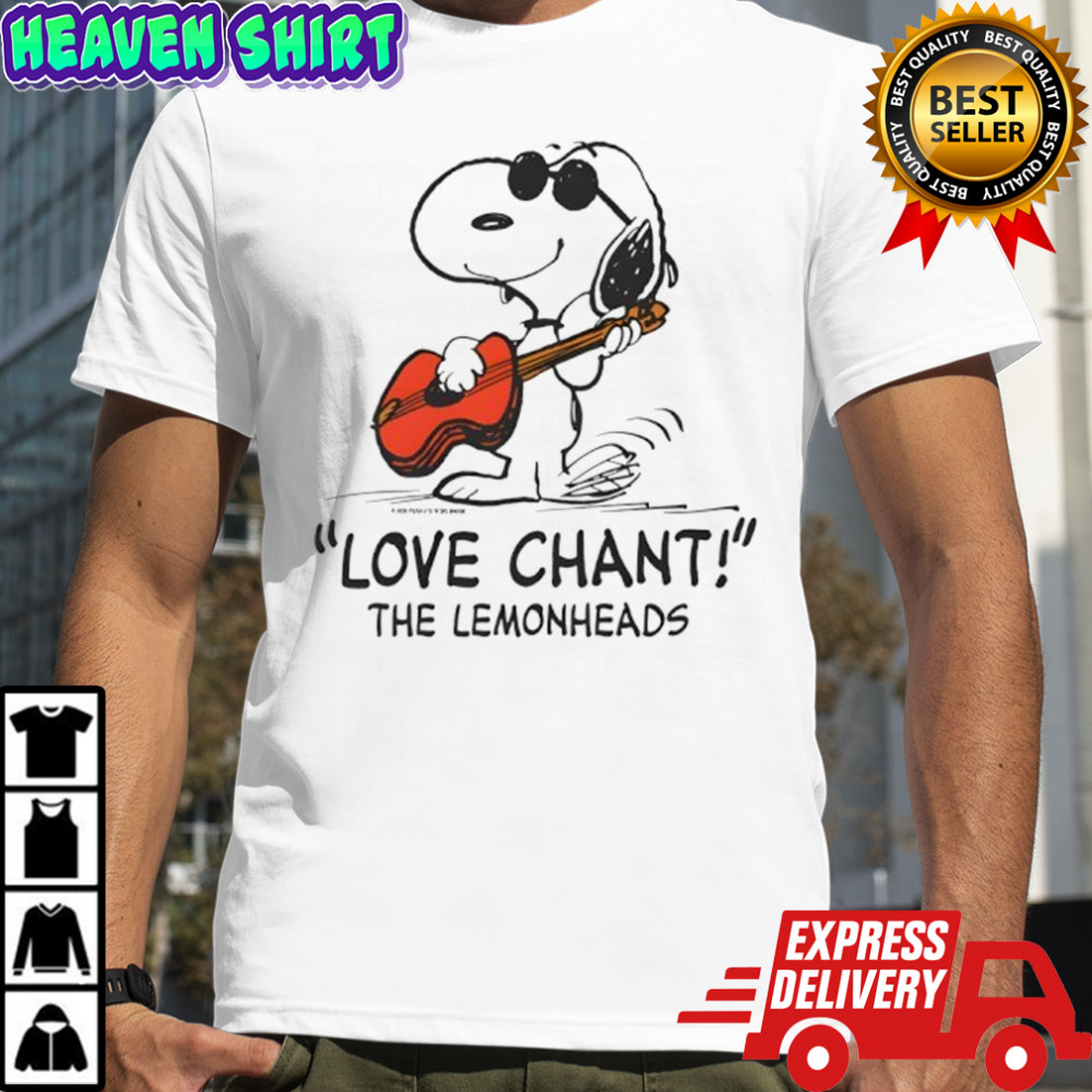 Snoopy love chant the lemonheads shirt