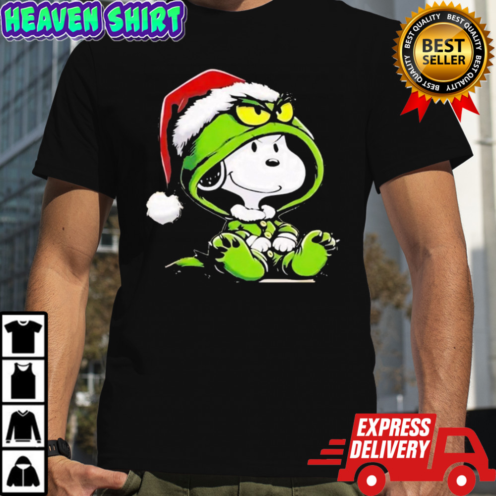 Snopy Grinch Holiday Mashup Christmas shirt