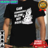 Snowman can somebody blow my nose Merry Christmas shirt