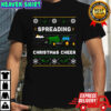 Spreading Christmas Cheer Green Farming shirt