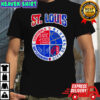 St Louis in top St Louis Cardinals St Louis Blues St Louis Battlehawks St Louis City SC shirt