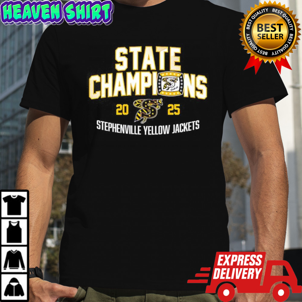 Stephenville Yellowjackets 2025 State Champions shirt