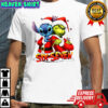 Stitch and Grinch Santa hat Six Seven meme Merry Christmas shirt