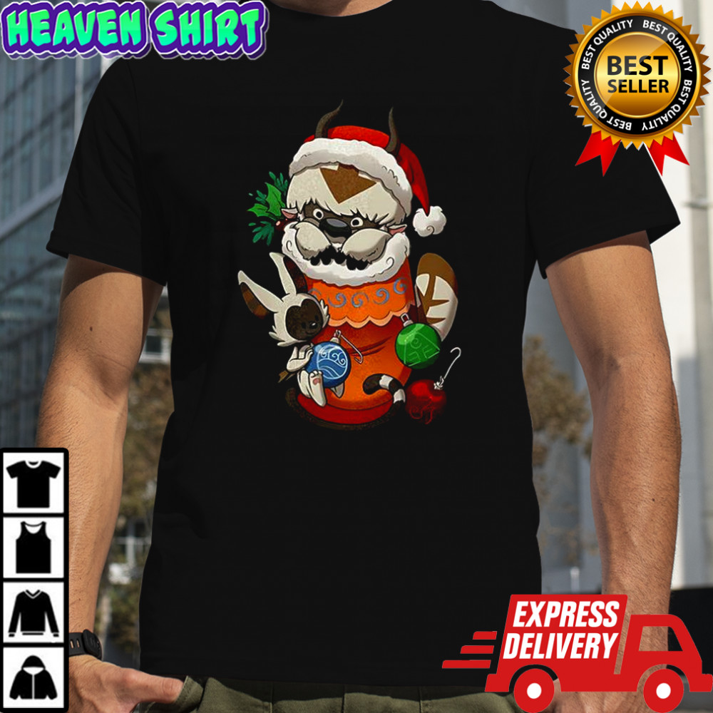 Stocking Stuffer Appa and Momo Avatar The Last Airbender Christmas shirt