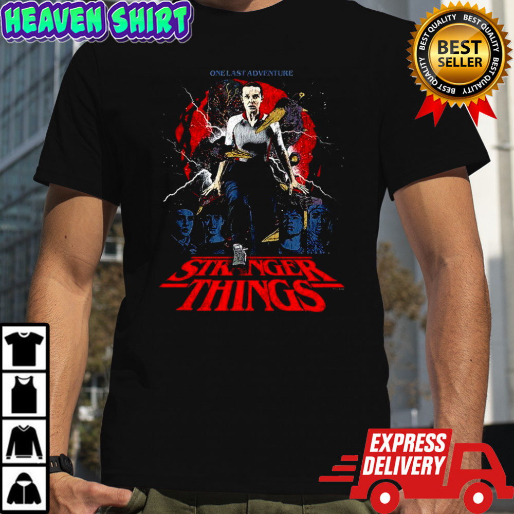 Stranger Things Season 5 One Last Adventure Rucking Fotten Upside Down comic shirt