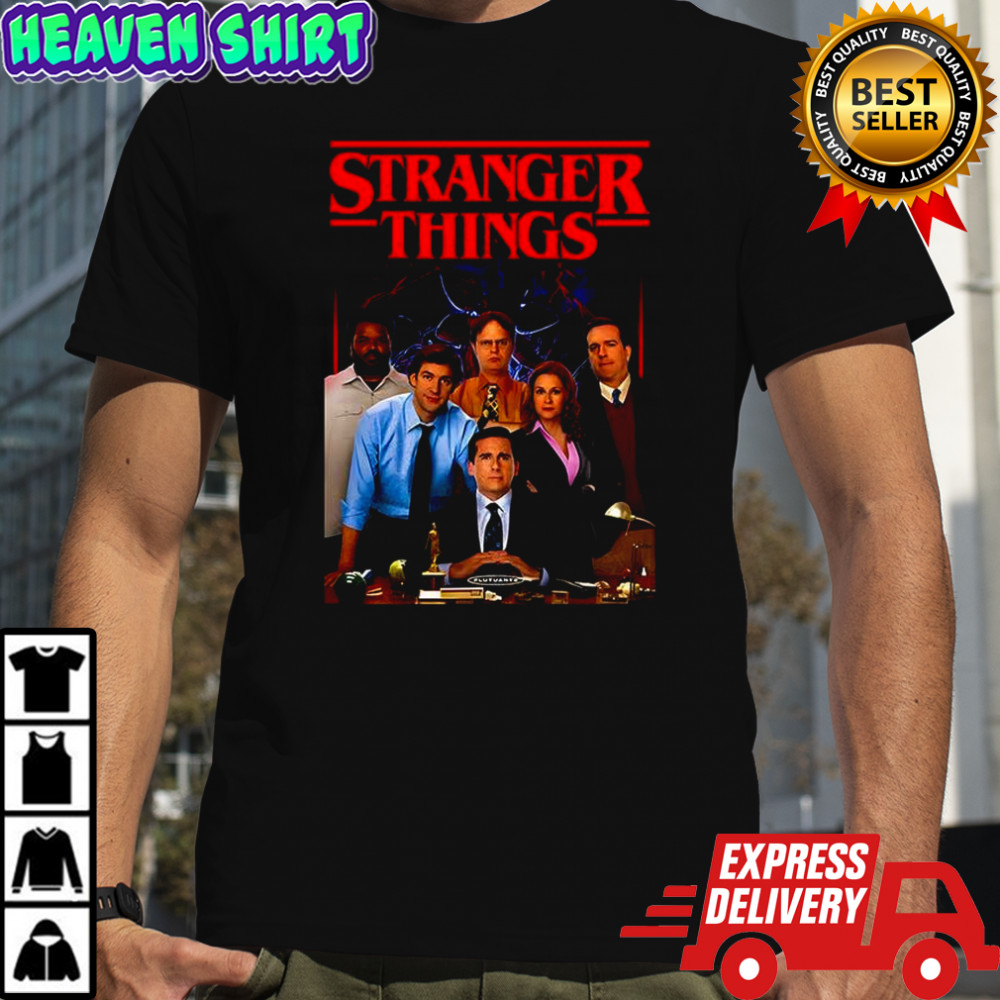 Stranger Things X The Office poster shirt