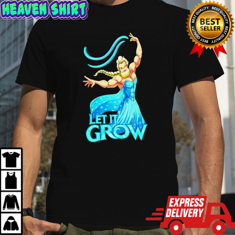 Swollen Let It Grow Elsa Frozen Parody shirt