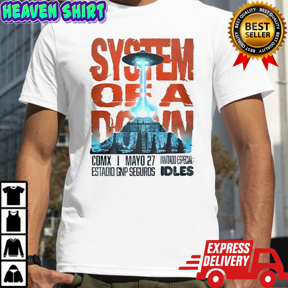 System Of A Down x CDMX Estadio GNP Seguros shirt