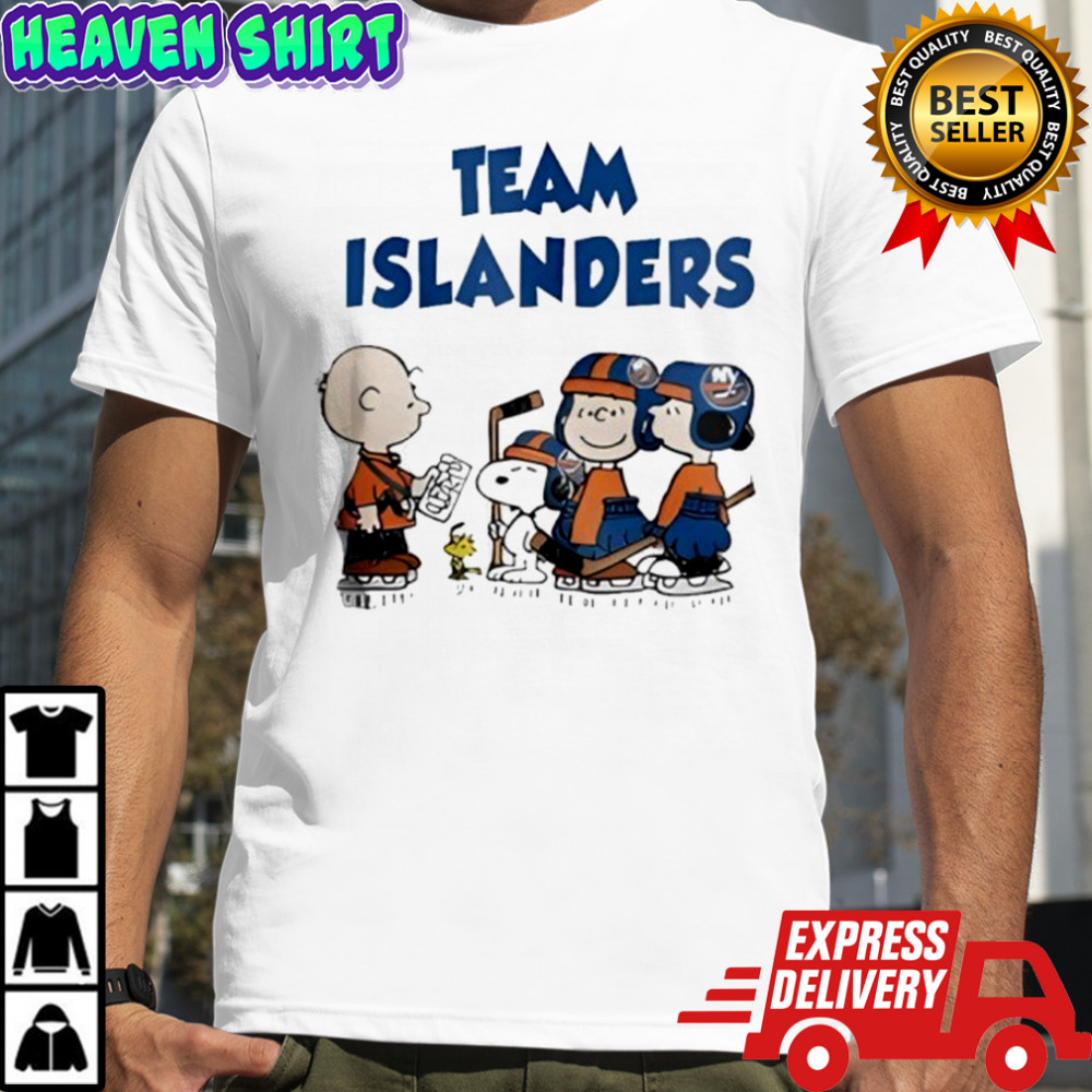 Team New York Islanders Peanuts Hockey Shirt