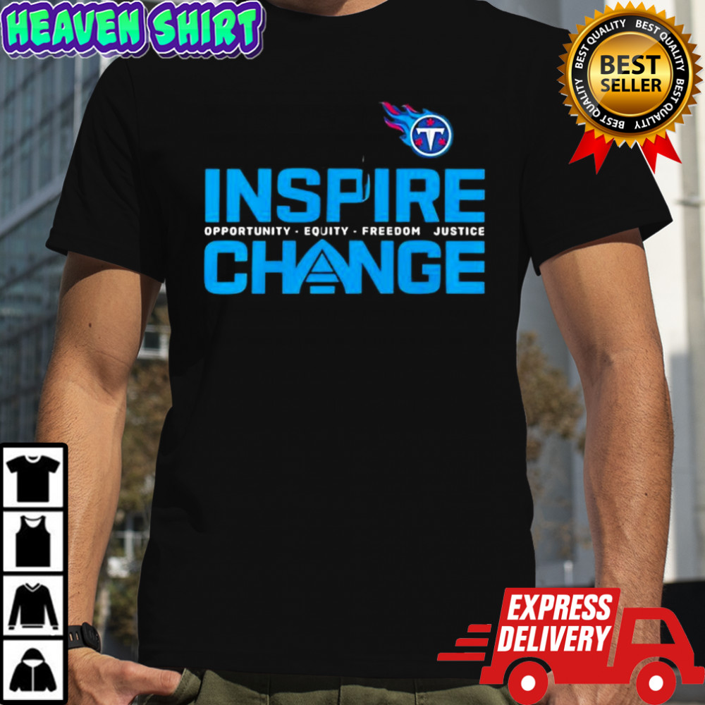 Tennessee Titans x Inspire Change logo shirt