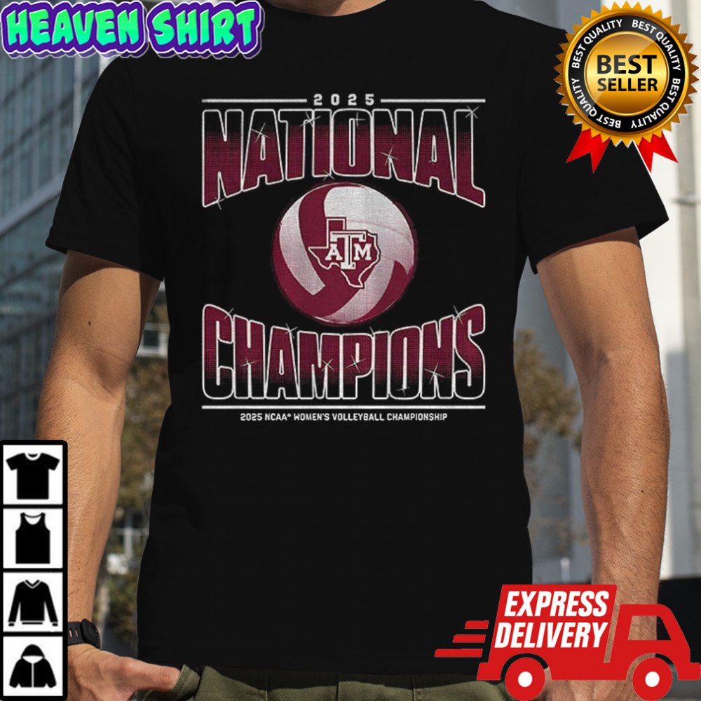 Texas A&M Aggies Volleyball 2025 NCAA Champions Women’s logo shirt