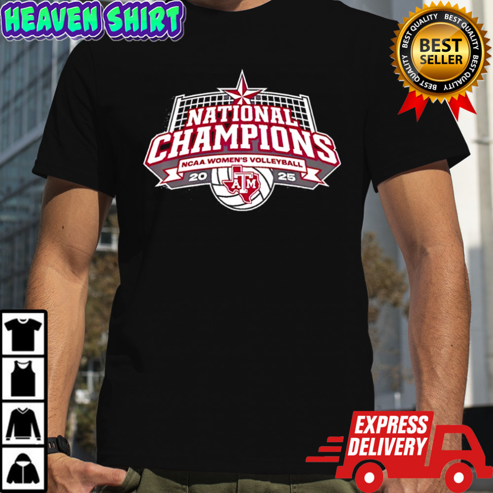 Texas A&M Volleyball 2025 National Champions Logo Shirt