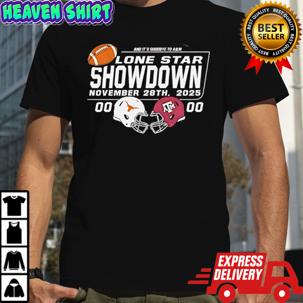 Texas Longhorns vs Texas A&M Aggies football Lone Star Showdown 2025 shirt