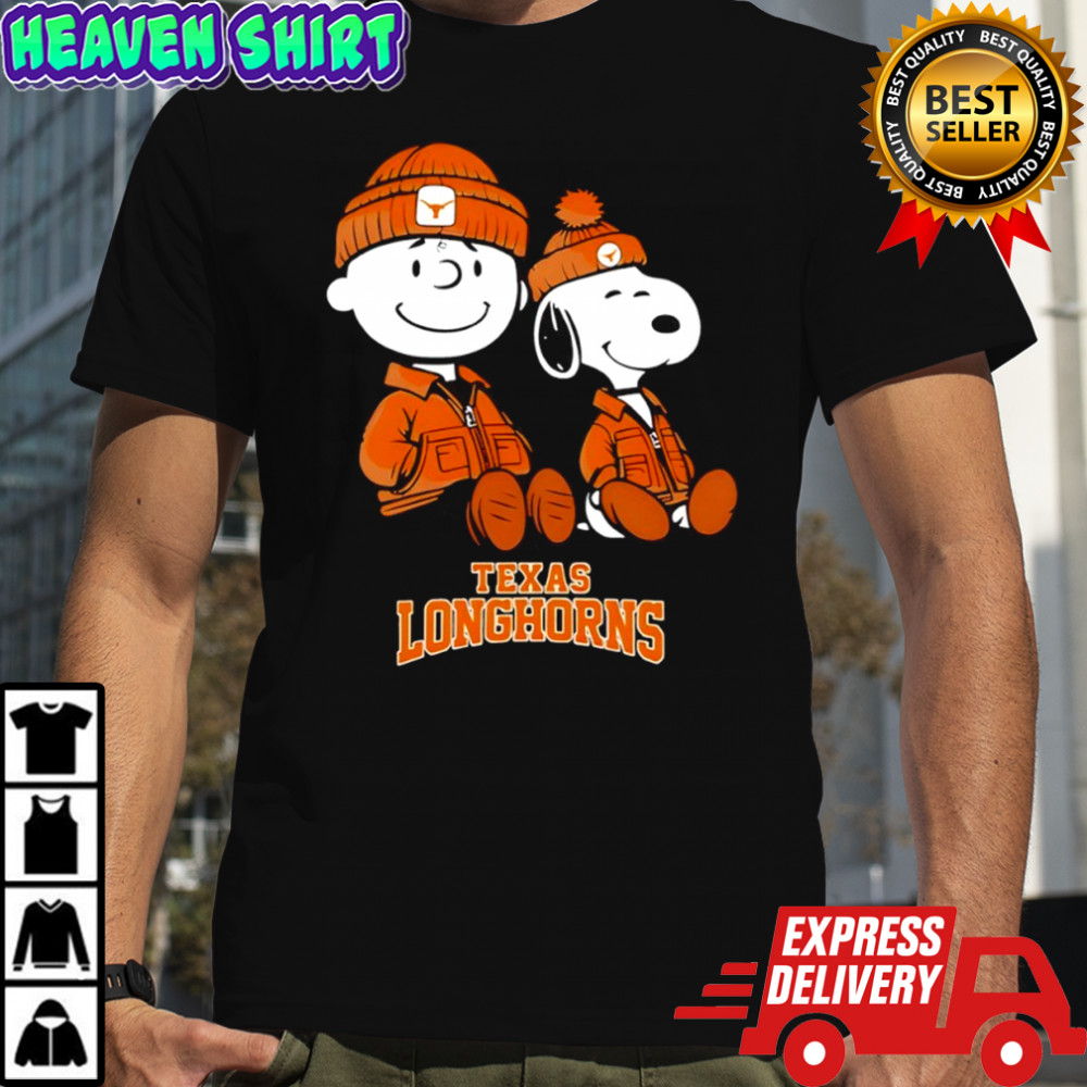 Texas Longhorns x Snoopy and Charlie Brown shirt