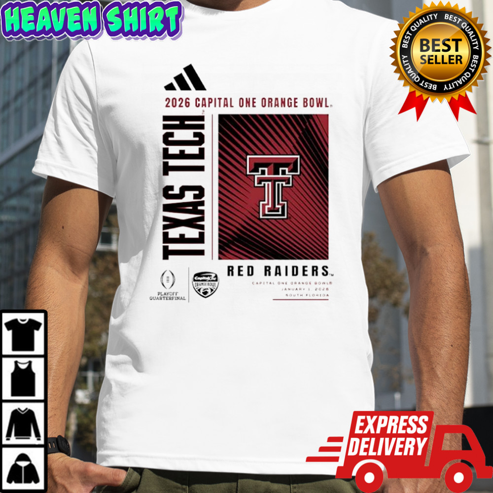 Texas Tech Red Raiders 2026 Capital One Orange Bowl shirt