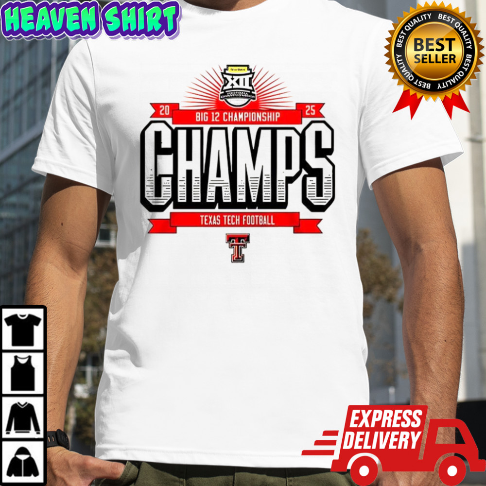 Texas Tech Red Raiders football big 12 Championship 2025 shirt