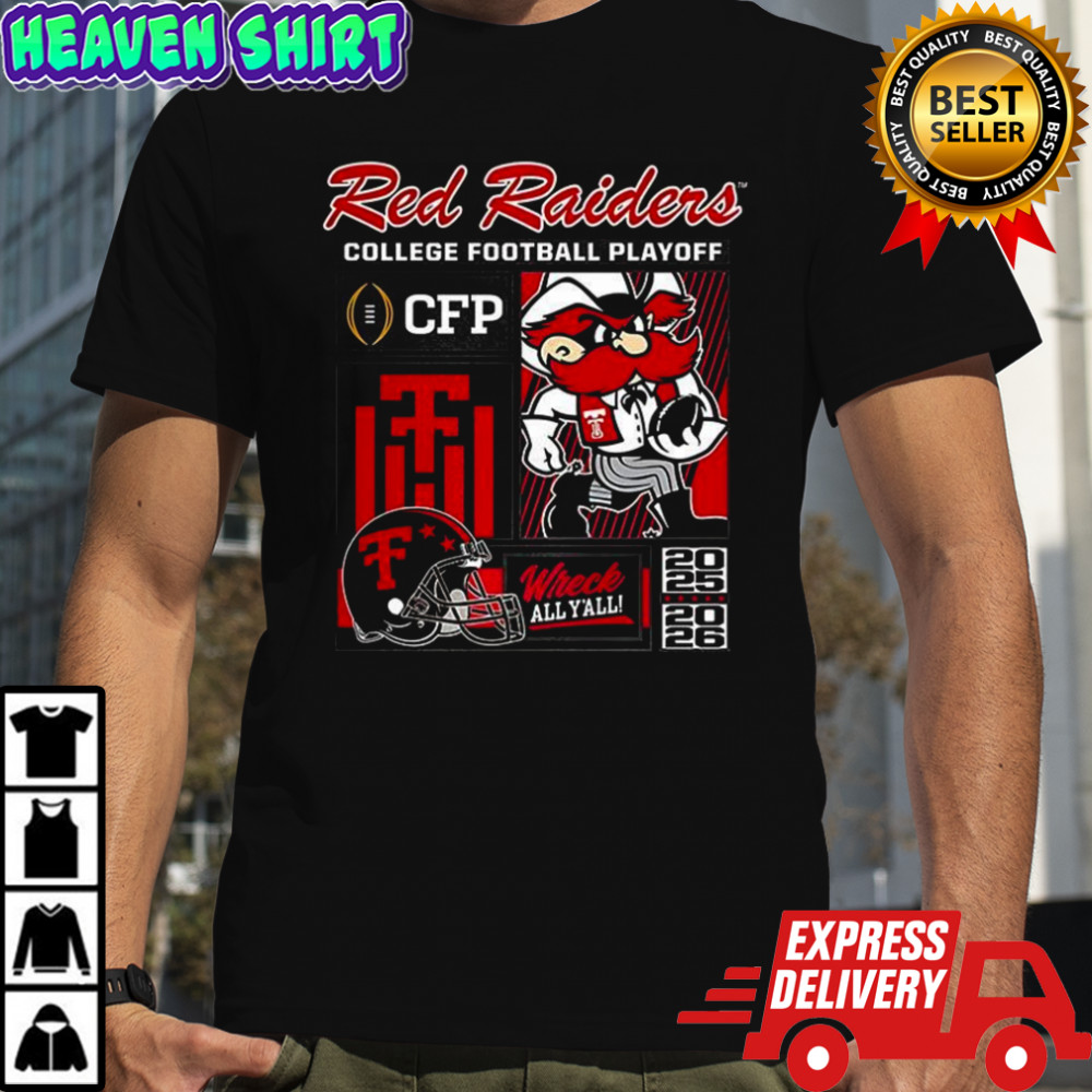Texas Tech Red Raiders mascot 2025-2026 College Football Playoff shirt
