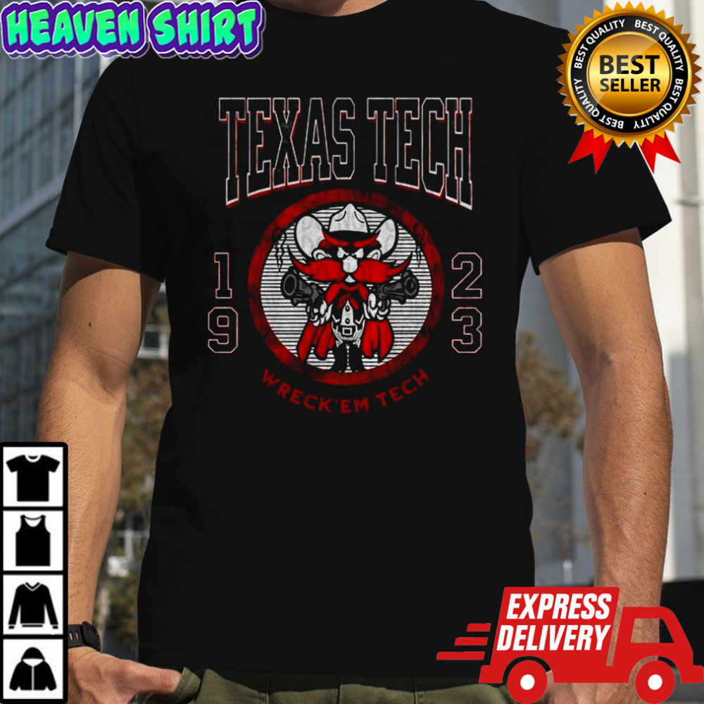 Texas Tech Red Raiders Wreck ‘Em Tech Football est 1923 logo shirt