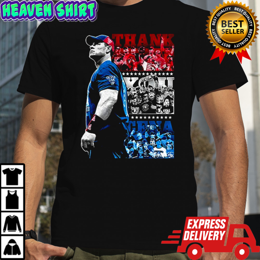 Thank You John Cena 2025 graphic shirt